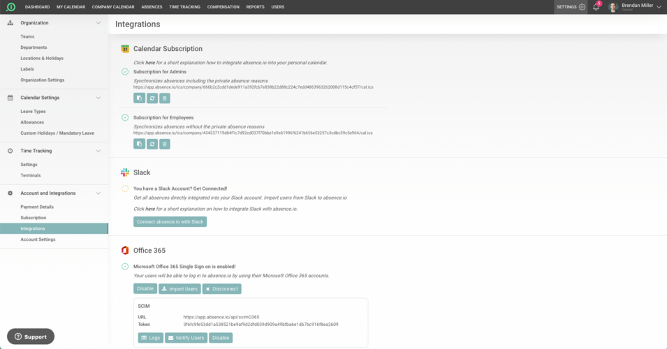 absence.io Practical Slack integration